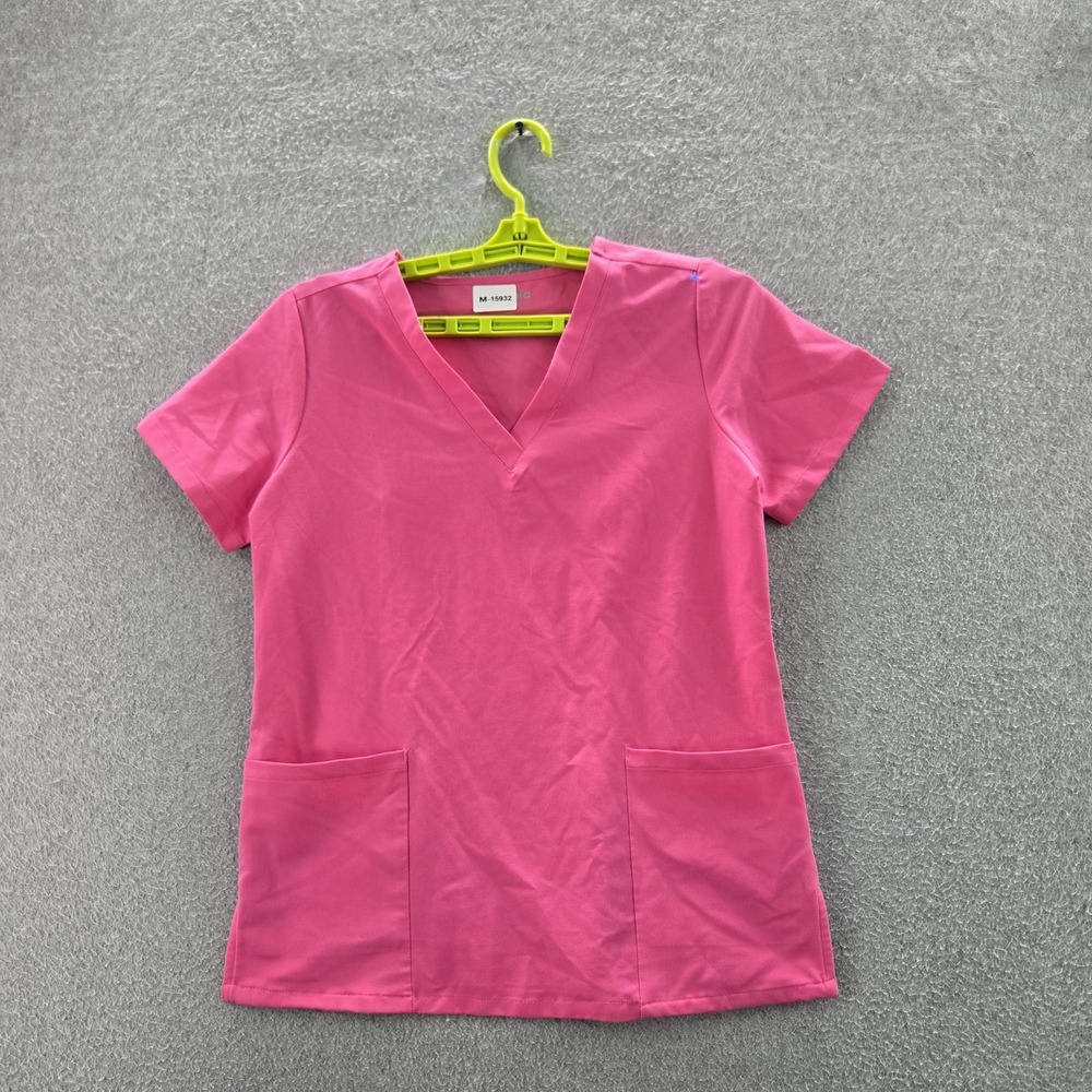 Mandala Women Scrub Top XS Pink PO34-IN Short Sleeve